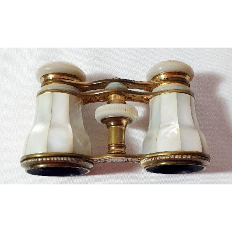 Toneelkijker in etui. J.M. Schmidt Amsterdam, eind 19e eeuw